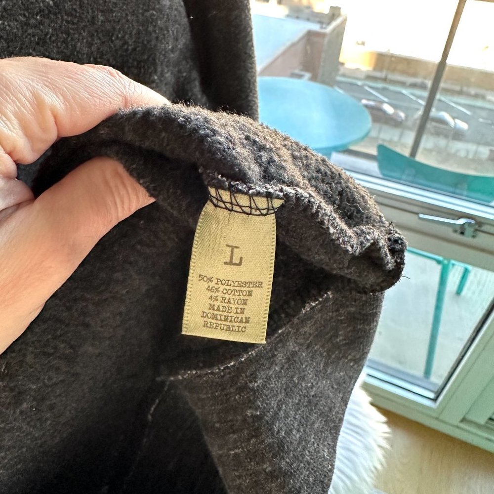 Alternative Apparel Gray Pullover Sweatshirt W. F… - image 5